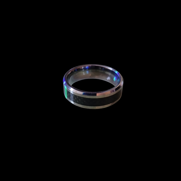 Men’s Tungsten Carbide Ring - Picture 1 of 3